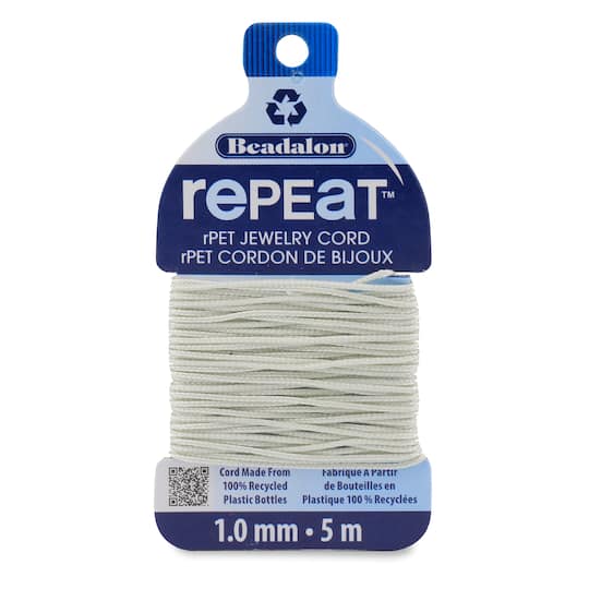 Beadalon&#xAE; RePEaT&#x2122; 1mm Recycled Plastic Jewelry Cord
